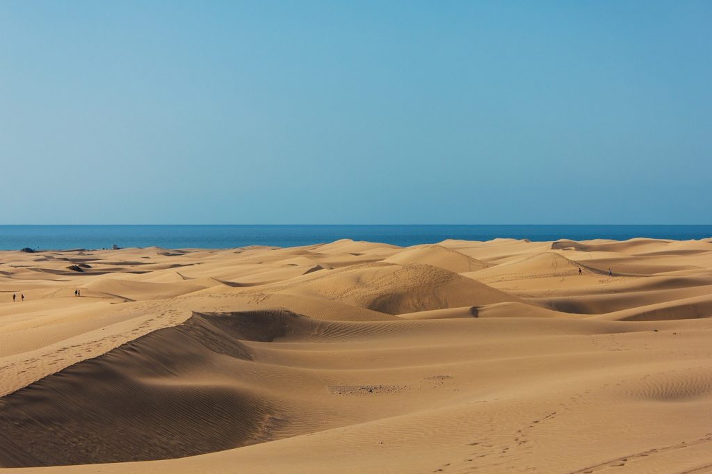 Piesočné duny v Maspalomas